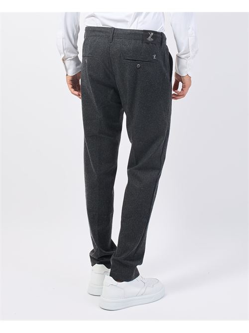 Pantalone uomo Yes Zee con coulisse e pences YES ZEE | P683-WY000835